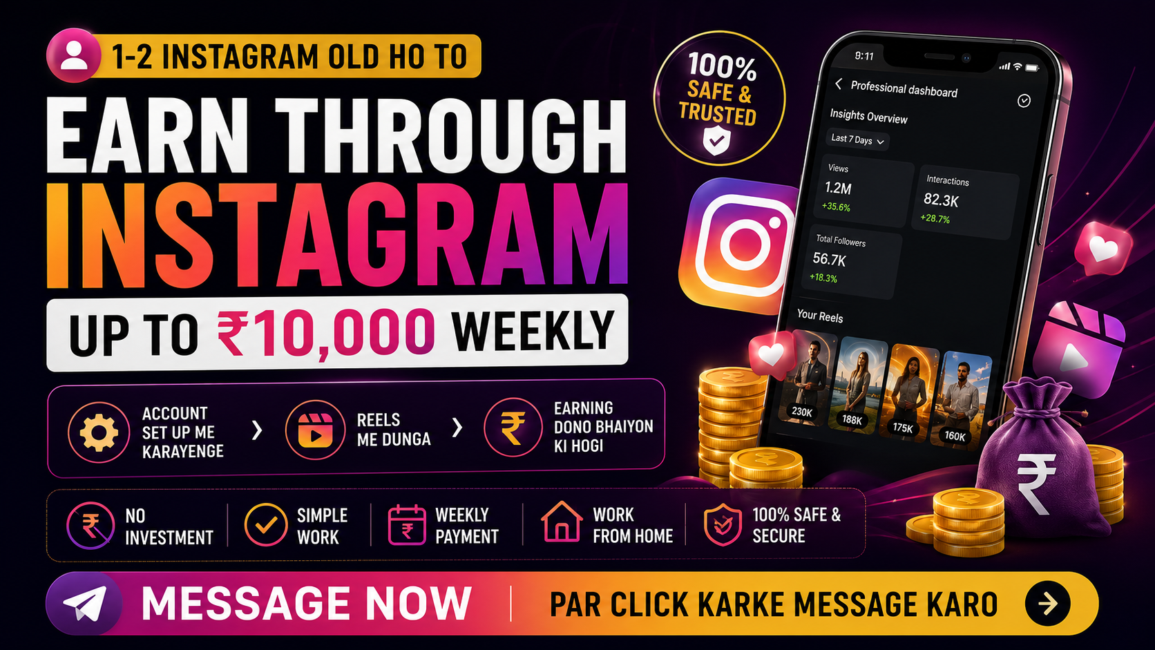 Instagram Work Banner